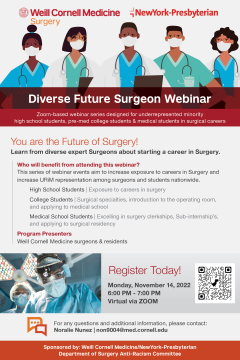 Diverse Future Surgeon Webinar